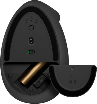 Мышь Logitech Lift графитовый оптическая (4000dpi) беспроводная BT/Radio USB (5but) - купить недорого с доставкой в интернет-магазине