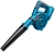 Воздуходувка Bosch GBL 18V-120 пит.:от аккум. синий