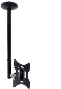 Кронштейн для телевизора Arm Media LCD-1000 черный 10"-37" макс.30кг потолочный поворот и наклон - купить недорого с доставкой в интернет-магазине