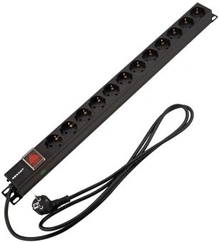 Блок распределения питания Rexant 04-0204-2 верт.размещ. 12xCEE7/4 базовые 10A CEE7/7 2м - цена, купить или заказать с доставкой в интернет-магазине Блок распределения питания Rexant 04-0204-2 верт.размещ. 12xCEE7/4 базовые 10A CEE7/7 2м - купить недорого с доставкой в интернет-магазине