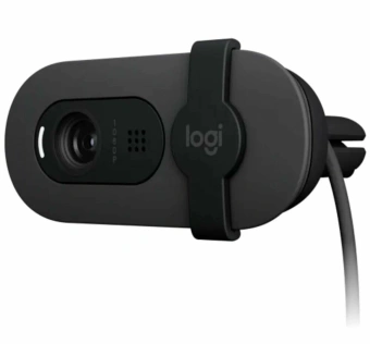Камера Web Logitech Brio 105 графитовый 2Mpix (1920x1080) USB2.0 с микрофоном для ноутбука (960-001590) - купить недорого с доставкой в интернет-магазине