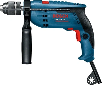 Дрель ударная Bosch GSB 1600 RE 701Вт патрон:быстрозажимной реверс (0601228200) - купить недорого с доставкой в интернет-магазине