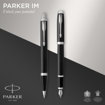 Набор ручек Parker IM Core FK221 (CW2093215) Black CT сталь нержавеющая подар.кор. ручка перьевая, ручка шариковая - купить недорого с доставкой в интернет-магазине