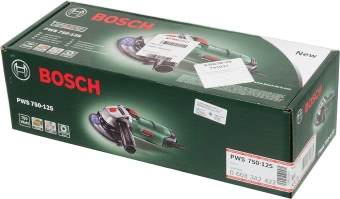 Углошлифовальная машина Bosch PWS 750-125 750Вт 11000об/мин рез.шпин.:M14 d=125мм (06033A240D) - купить недорого с доставкой в интернет-магазине