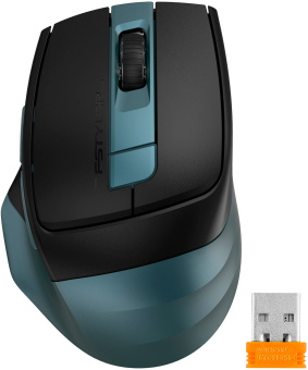 Мышь A4Tech Fstyler FB35CS темно-зеленый/черный оптическая 2000dpi silent беспров. BT/Radio USB 5but (FB35CS USB MIDNIGHT GREEN) - купить недорого с доставкой в интернет-магазине