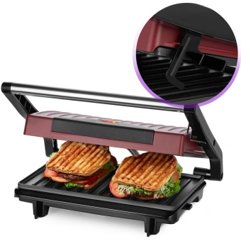 Сэндвичница Kitfort КТ-3639 750Вт красный/черный - купить недорого с доставкой в интернет-магазине