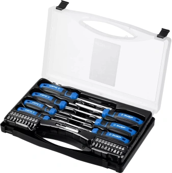 Набор отверток Зубр Профессионал 25240_z01 в компл.:27 предметов жесткий кейс - купить недорого с доставкой в интернет-магазине
