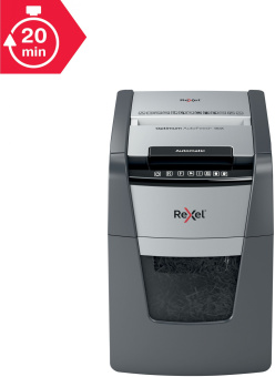 Шредер Rexel Optimum AutoFeed 90X черный с автоподачей (секр.P-4) фрагменты 90лист. 34лтр. скрепки скобы пл.карты - купить недорого с доставкой в интернет-магазине