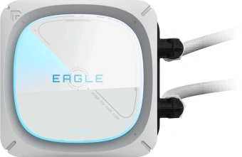Система водяного охлаждения Gigabyte Eagle 360 ICE ARGB Soc-AM5/AM4/1200/1700/1851 белый 4-pin 13-37.6dB Al Ret (GP-GIGABYTE EAGLE 360I) - купить недорого с доставкой в интернет-магазине