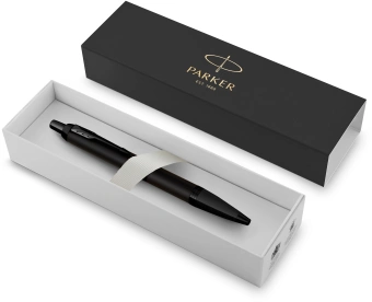 Ручка шариков. Parker IM Achromatic K317 (2127618) Matt Black M син. черн. подар.кор. - купить недорого с доставкой в интернет-магазине