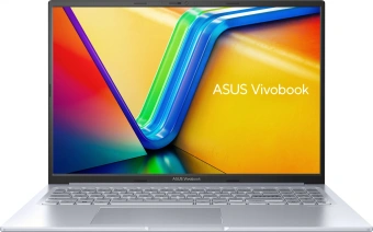 Ноутбук Asus VivoBook 16X M3604YA-MB303 Ryzen 5 7430U 16Gb SSD512Gb AMD Radeon 16" IPS WUXGA (1920x1200) noOS silver WiFi BT Cam (90NB11A2-M00D80) - купить недорого с доставкой в интернет-магазине