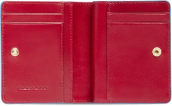 Кошелек женский Piquadro Blue Square PD6660B2R/R красный натур.кожа - купить недорого с доставкой в интернет-магазине