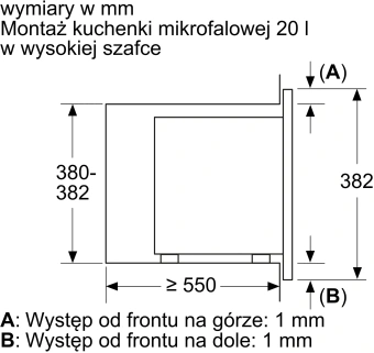 Микроволновая печь Bosch BFL623MB4 20л. 800Вт черный (встраиваемая) - купить недорого с доставкой в интернет-магазине