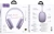Гарнитура мониторные Hoco W65 1.2м фиолетовый беспроводные bluetooth оголовье (50434) - купить недорого с доставкой в интернет-магазине