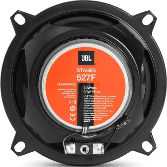 Колонки автомобильные JBL Stage3 527F (без решетки) 200Вт 91дБ 3Ом 13см (5дюйм) (ком.:2кол.) коаксиальные двухполосные - купить недорого с доставкой в интернет-магазине