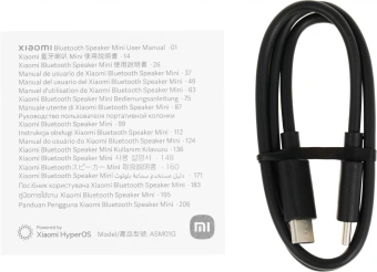 Колонка порт. Xiaomi Mini черный 6W 2.0 BT 10м 2000mAh (QBH4274GL) - купить недорого с доставкой в интернет-магазине