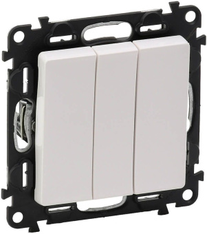 Выключатель Legrand Valena Life скрыт. 3кл. IP20 белый (752403) - купить недорого с доставкой в интернет-магазине