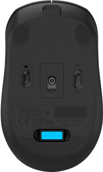 Мышь A4Tech Fstyler FG16C Air черный оптическая 2000dpi беспров. USB для ноутбука 4but (FG16C AIR BLACK) - купить недорого с доставкой в интернет-магазине