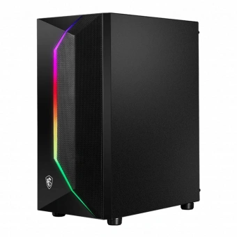 Корпус MSI MAG Vampiric 100R черный без БП ATX 4x120mm 2x140mm 2xUSB2.0 1xUSB3.0 audio bott PSU - купить недорого с доставкой в интернет-магазине