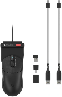 Мышь A4Tech Bloody SG5 черный оптическая 30000dpi беспров. USB/USB-C 5but - купить недорого с доставкой в интернет-магазине