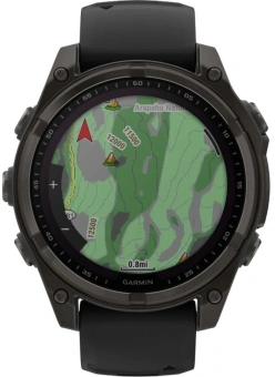 Смарт-часы Garmin Fenix 8 Solar 51мм 1.4" MIP корп.черный рем.черный (010-02907-11) - купить недорого с доставкой в интернет-магазине