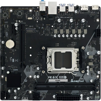 Материнская плата Biostar A620MS SocketAM5 AMD A620 2xDDR5 mATX AC`97 8ch(7.1) GbLAN RAID+HDMI+DP - купить недорого с доставкой в интернет-магазине