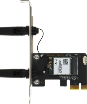 Сетевой адаптер Wi-Fi + Bluetooth Mercusys MA70XE AX1800 PCI Express (ант.внеш.несъем.) 2ант. - купить недорого с доставкой в интернет-магазине