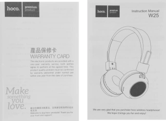 Гарнитура накладные Hoco Promise W25 1.2м серый беспроводные bluetooth оголовье - купить недорого с доставкой в интернет-магазине