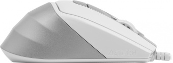 Мышь A4Tech Fstyler FM45S Air белый/серебристый оптическая 2400dpi silent USB 7but (FM45S AIR USB (SILVER WHITE)) - купить недорого с доставкой в интернет-магазине