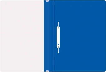 Папка-скоросшиватель Silwerhof Eco A4 прозрач.верх.лист пластик синий - купить недорого с доставкой в интернет-магазине