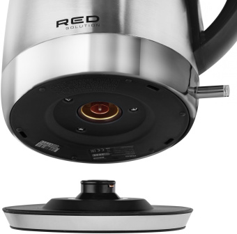 Чайник электрический Red Solution RK-M1721 1.7л. 2200Вт серебристый корпус: металл - купить недорого с доставкой в интернет-магазине