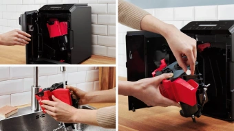 Кофемашина Bosch TIE20504 1300Вт серебристый/черный - купить недорого с доставкой в интернет-магазине