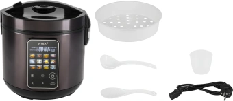 Мультиварка Vitek VT-MC0501 5л 900Вт черный - купить недорого с доставкой в интернет-магазине