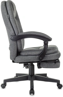 Кресло руководителя Бюрократ CH-868MSG-BF серый 3C1 крестов. пластик подст.для ног пластик черный - купить недорого с доставкой в интернет-магазине