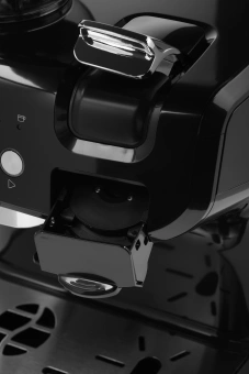 Кофеварка рожковая Kitfort КТ-7107 1560Вт черный/серебристый - купить недорого с доставкой в интернет-магазине