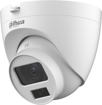 Камера видеонаблюдения аналоговая Dahua DH-HAC-HDW1500CLQP-IL-A-0360B-S2 3.6-3.6мм HD-CVI HD-TVI цв. корп.:белый (DH-HAC-HDW1500CLQP-IL-A-0360B) - купить недорого с доставкой в интернет-магазине