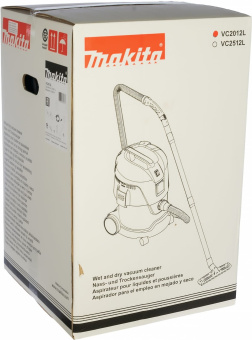 Строительный пылесос Makita VC2012L 1000Вт (уборка: сухая/влажная) зеленый - купить недорого с доставкой в интернет-магазине