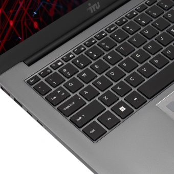 Ноутбук IRU Planio 14INP N-series N100 8Gb SSD256Gb Intel UHD Graphics 14" IPS FHD (1920x1080) Windows 11 Professional grey WiFi BT Cam 5000mAh - купить недорого с доставкой в интернет-магазине