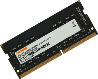 Память DDR4 16GB 3200MHz Digma DGMAS43200016S RTL PC4-25600 CL22 SO-DIMM 260-pin 1.2В single rank Ret - купить недорого с доставкой в интернет-магазине