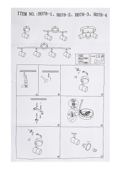 Светильник Hiper Alba H078-1 потолоч. белый/хром - купить недорого с доставкой в интернет-магазине