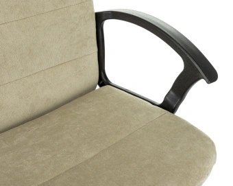 Кресло Бюрократ Triest Fabric песочный Light-21 крестов. металл черный - купить недорого с доставкой в интернет-магазине