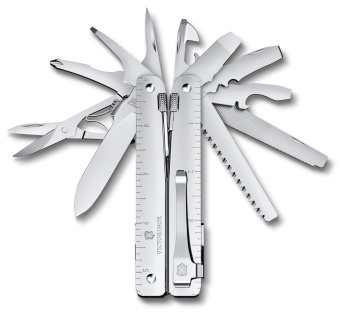 Мультитул Victorinox SwissTool MX Clip (3.0327.MKB1) 115мм 26функц. серебристый блистер - купить недорого с доставкой в интернет-магазине