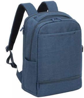 Рюкзак для ноутбука 17.3" Riva 8365 синий полиэстер женский дизайн (8365 BLUE) - купить недорого с доставкой в интернет-магазине