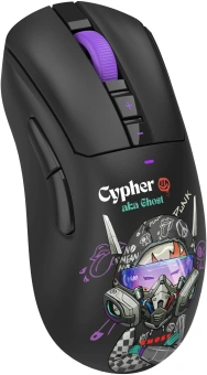 Мышь A4Tech Bloody R73 Pro черный/рисунок оптическая 26000dpi беспров. USB-C 7but (R73 PRO CYPHER GHOST) - купить недорого с доставкой в интернет-магазине