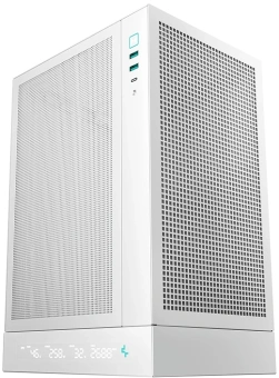 Корпус Deepcool CH170 Digital белый без БП miniITX 6x120mm 2xUSB3.0 audio bott PSU - купить недорого с доставкой в интернет-магазине