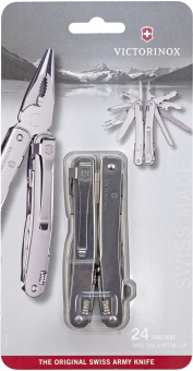 Мультитул Victorinox SwissTool Spirit MX Clip (3.0224.MKB1) 105мм 24функц. серебристый блистер - купить недорого с доставкой в интернет-магазине