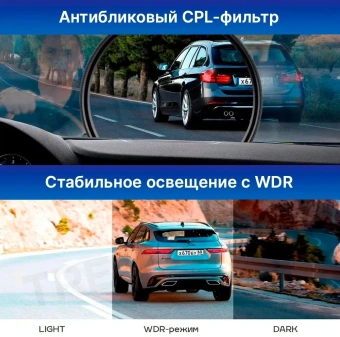 Видеорегистратор TrendVision TDR-725 Real 4K Max черный 8Mpix 2160x3840 2160p 170гр. GPS NT96670 - купить недорого с доставкой в интернет-магазине