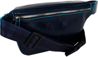 Сумка поясная Piquadro Blue Square CA2174B2/BLU2 синяя натур.кожа - купить недорого с доставкой в интернет-магазине