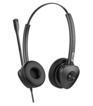 Гарнитура проводная Fanvil HT302-U черный - купить недорого с доставкой в интернет-магазине