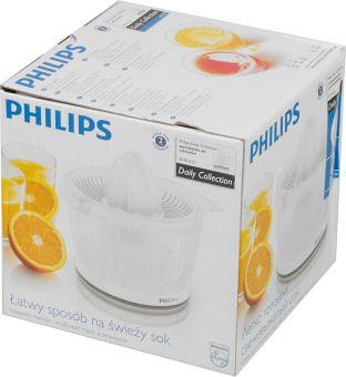 Соковыжималка цитрусовая Philips HR2738/00 25Вт рез.сок.:500мл. белый - купить недорого с доставкой в интернет-магазине